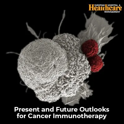 Image showing present and future outlooks for cancer immunotherapy, including innovative treatments and promising research