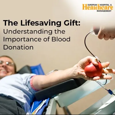 a person in a hospital bed with a blood dropper