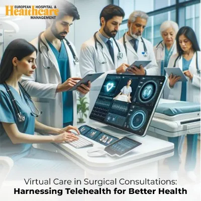 Surgeon and patient discussing treatment plan via video call