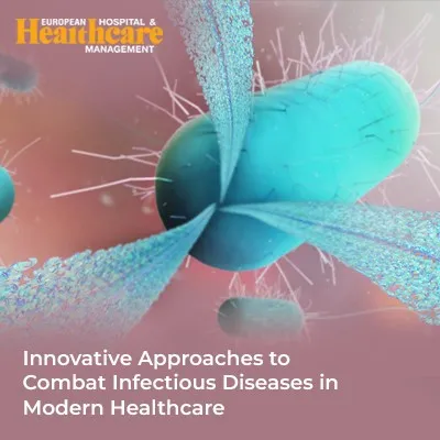 Image showcasing modern healthcare's innovative methods to combat infectious diseases