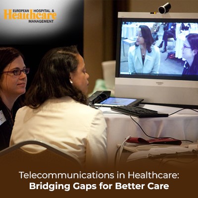 Image depicts technology facilitating communication in healthcare for enhanced patient outcomes.